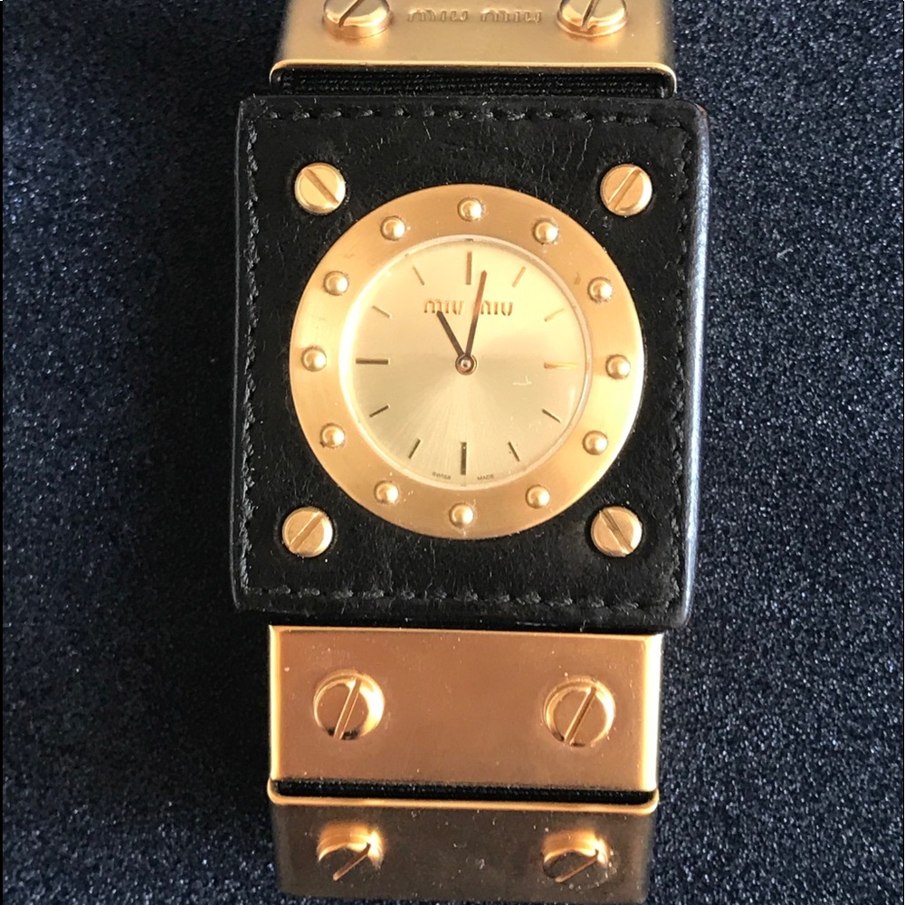 Authentic MIU MIU Watch/ Bracelet  Made in ITALY
